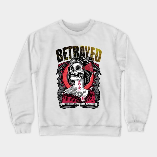 betrayed Crewneck Sweatshirt by tdK